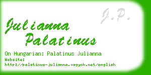 julianna palatinus business card